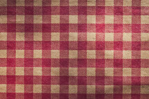 Red and tan checkered pattern