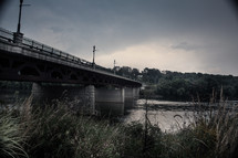 A bridge over a river 