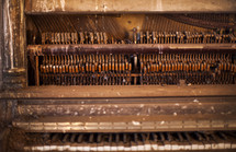 Antique piano.