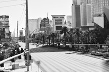 empty Las Vegas strip 