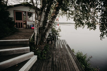lakeside house and dock 