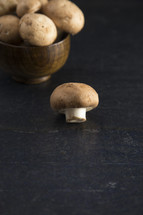 mushrooms in a bowl 