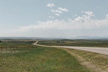 highway through the plains 