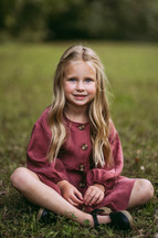 portrait of a little girl 