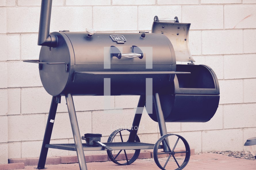 a grill and smoker 