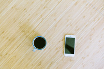 Coffee and iPhone 