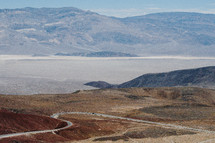 road through a desert landscape 