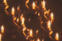 candles and flames pattern 
