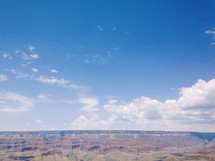 sky over the Grand Canyon 