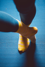 feet in socks 