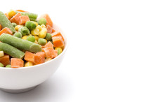 frozen vegetables in a bowl 
