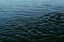 Rough ripples on a lake