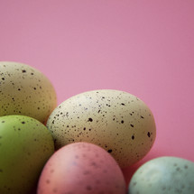 speckled Easter eggs 