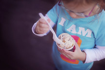 child eating ice-cream 