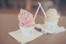 cups of ice-cream 