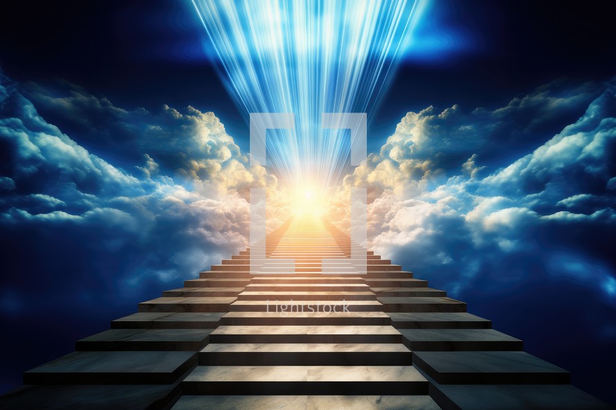 Stairway to heaven. "Jacob had a dream in which he saw a stairway resting on the earth, with its top reaching to heaven" Genesis 28