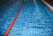 lanes in a swimming pool 