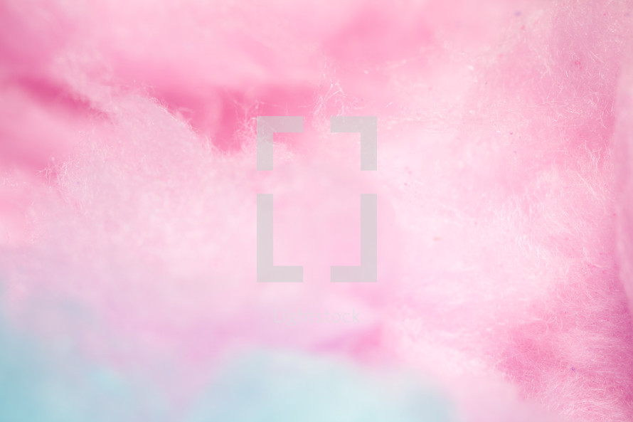 blue and pink cotton candy background 