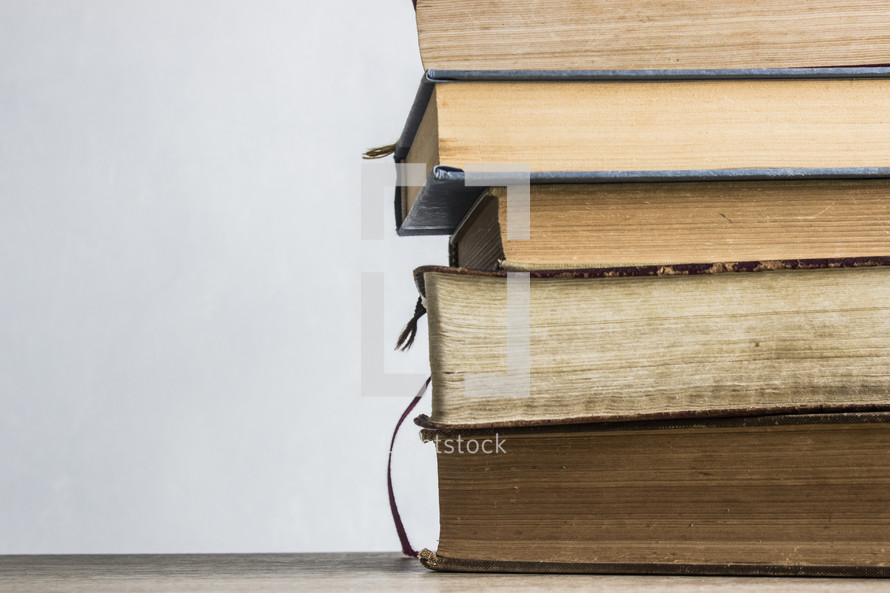 stack of books 
