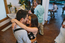 couples dancing at a wedding reception 