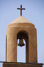 Church bell tower on an old orthodox church, Erbil, Kurdistan, Iraq