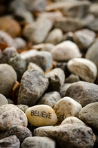 believe and rocks