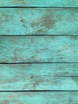 turquoise wood boards background 