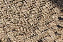 Indian woven basket weave like bed