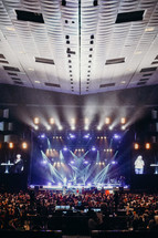 Stage of a worship band