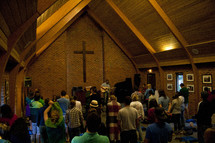 worship music during a worship service 
