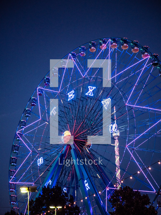 Ferris Wheel at night 