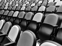 rows of theater seats 