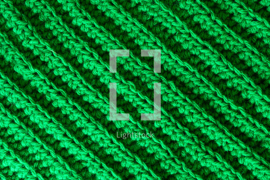 green knit background 