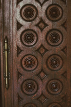 wood doors closeup 