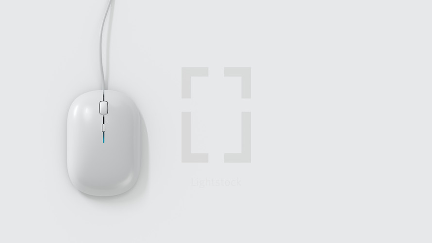 computer mouse on a white background 