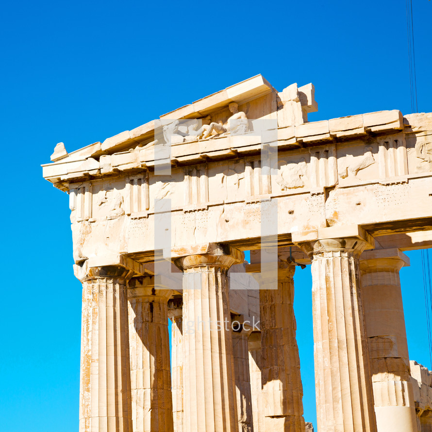 Greek columns 