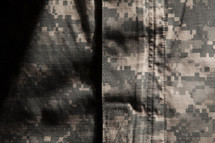 camouflage uniform closeup 