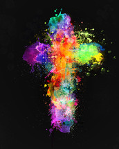 rainbow cross