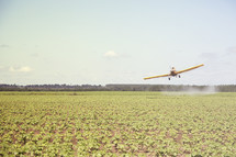 aerial spraying of crops