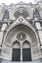 St Patrick's cathedral entrance 