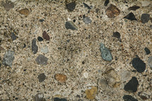 stones in concrete 