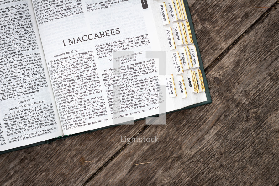 Deuterocanonical book - 1 Maccabees 