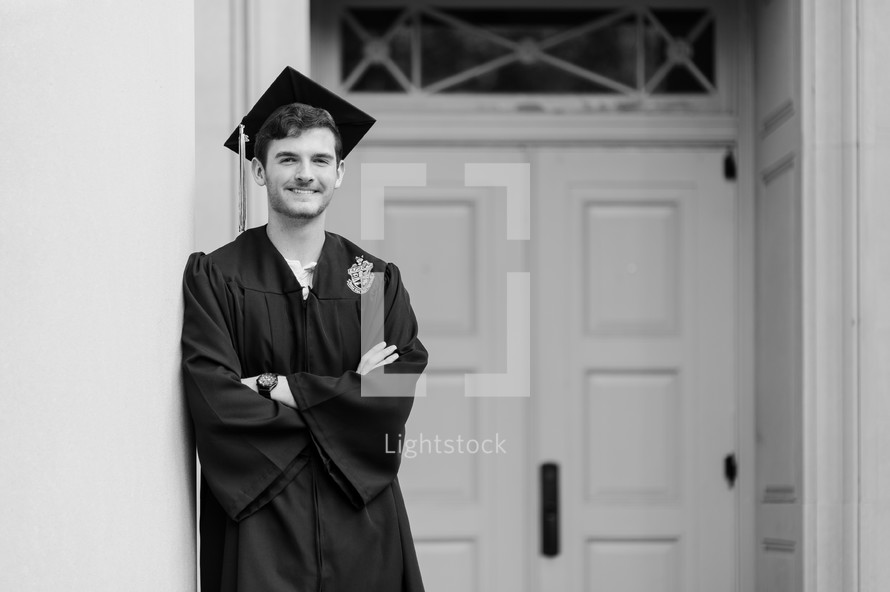 a male graduate 