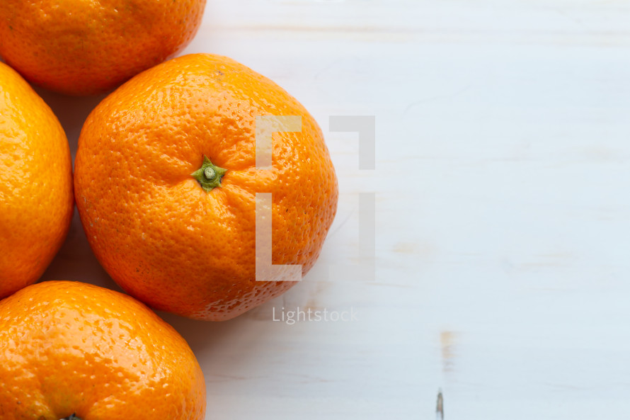 orange on a white background 