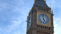 Big Ben closeup in London England