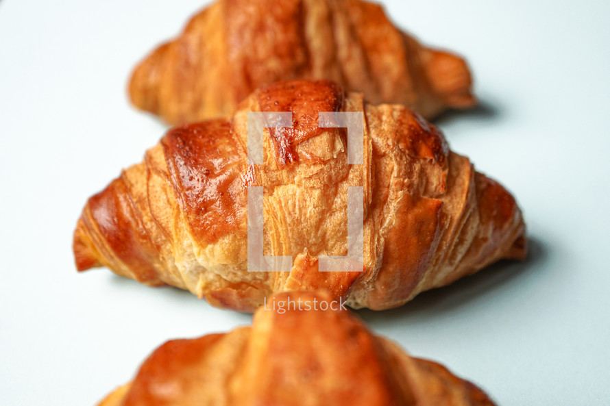 tasty croissant for breakfast or brunch, frenc food
