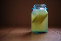 a refreshing glass of home made lemonade
