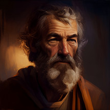 Illustration of a man from the Bible