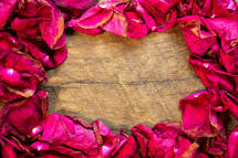 rose petal frame 