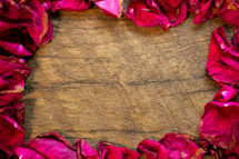 rose petal frame 